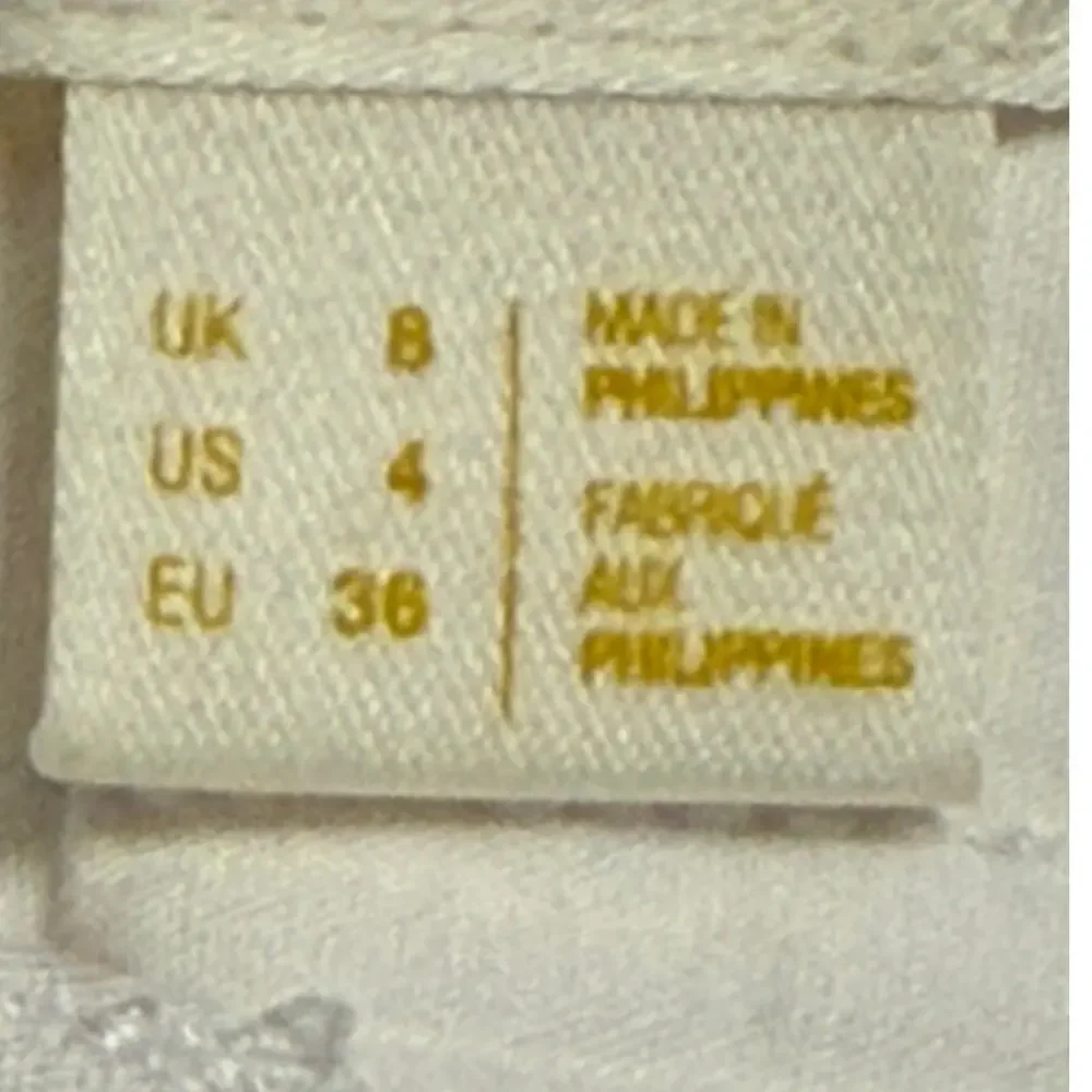 Maeve by Anthropologie The Naomi Wide Leg Linen Blend Pants, White, Size 4 - Picture 10 of 11